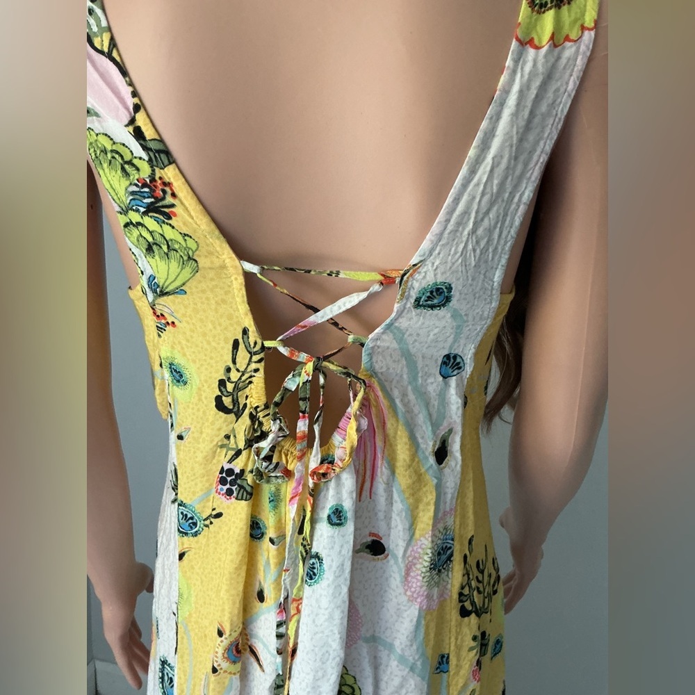 Anthropologie Yellow Floral Dress - Picture 8 of 15